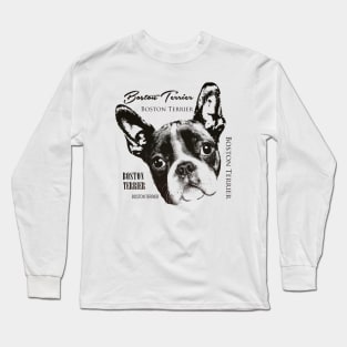 Boston Terrier dog Long Sleeve T-Shirt